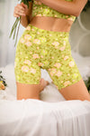 Green Rose - Corset Shorts