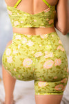 Green Rose - Corset Shorts
